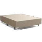 Base Cama Box Herval Casal Pallace, 39x138x188 cm, Suede Bege Base Cama Box Herval Casal Pallace, 39x138x188 cm, Suede Bege