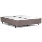 Base Cama Box Herval King Lucca, 39x193x203 cm, Marrom Claro