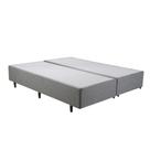 Base Cama Box Queen Herval Detroit Vanilla, 39x158x198 cm, Cinza - 198013