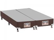 Base Cama Box Queen Size Castor Bipartido 27x79x198cm Silver Star
