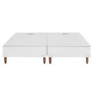 Base Cama Box Queen Size Lider Premium Suede