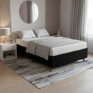 Base Cama Box Solteiro Padrão 88x188x37 Cor Preto