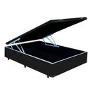 Base Cama Box Viúva Baú 41x188x128 Cor Preto