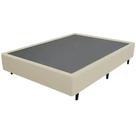 Base Cama Casal 37x138x188cm material sintético Cor Bege
