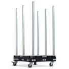 Base cargo carrinho transportador multi leve k1 ate 160kg
