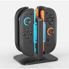 Base Carregador 4 em 1 Para Nintendo Switch 2 Joy Con LED OIVO IV-SW342 Tipo C
