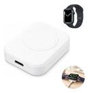 Base Carregador Compatível com Apple Watch Series 7 Branco