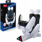 Base Carregador Dock 4 em 1 Compatível com até 2 Controle Manete Playstation 5 e Ps Move Luz Led