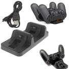 Base Carregador Duplo Dock Controle Playstation PS4 - Dobe