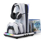 Base Carregador E Suporte Com Cooler Compativel com Play 5 Ps5 PlayStation 5 Slim Pro TP5-3557D Preto e Branco Base Carregador E Suporte Com Cooler Compativel com Play 5 Ps5 PlayStation 5 Slim Pro TP5-3557D Preto e Branco