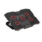 Base com Cooler para Notebook Xtrike Me, com 5 Fans, até 15.6", 2x USB, com Apoio para Celular, LED, Preto - FN-813