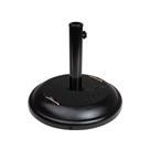 Base Concreto Para Guarda-Sol Redonda 22 kg Preta Mor