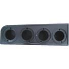 Base Conjunto Lanterna Gf061 Traseira Preto compativel ran don Le Medidas C603 X A210 X P128