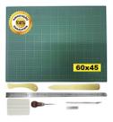 Base Corte 60x45 Régua 60cm Estilete Dobraeira Vincador Verd