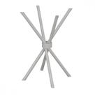 Base De Aço Para Mesa De 75x75 Ipanema Liso Branco Teixeira Branco
