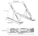 Base de apoio para Notbook Laptop Alumínio Ajustável