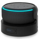 Base de bateria para Echo Dot de 3ª geração e Google Mini 2 preta