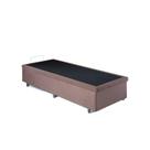 Base de Box Baú Solteiro 96x203x34cm em Suede