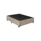 Base de Cama Box Casal 138x188 Bege Suede Base de Cama Box Casal 138x188 Bege Suede