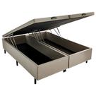 Base de Cama Box Casal Queen Baú Cor:Cinza