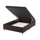 Base de Cama Box Casal Sonata com Baú Marrom - Vian