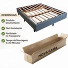 Base de Cama Box Na caixa Queen 156x197 Desmontável e Prática Base de Cama Box Na caixa Queen 156x197 Desmontável e Prática