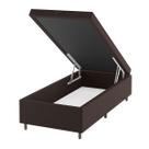 Base de Cama Box Solteiro Sonata com Baú Marrom - Vian