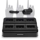 Base de carregador de seis vias BAOFENG BF-888S para walkie talkie