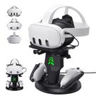 Base de carregamento de fone de ouvido VR alcopanda para Meta Quest 3/Quest 3S/Quest 2