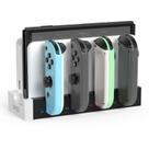 Base de carregamento Klipdasse Nintendo Switch Joycon 4 portas USB