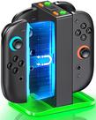 Base de carregamento NealGamefy para Joy-Con do Switch 2, magnética, 4 em 1