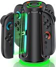 Base de carregamento NealGamefy Switch 2 Joy-Con 4 em 1 magnética