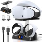 Base de carregamento para controle Tokluck PS5 VR2 com suporte para headset