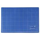 Base De Corte Dupla Face 45x30 A3 Patchwork Scrapbook Artesanato AZUL