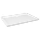 Base de duche vidaXL retangular branca brilhante 70x100cm Base de duche vidaXL retangular branca brilhante 70x100cm