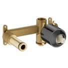 Base de Embutir Monocomando para Lavatório de Parede Insígnia Preto Roca Base de Embutir Monocomando para Lavatório de Parede Insígnia Preto Roca