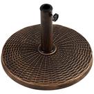 Base de guarda-chuva ao ar livre Yaheetech 10 kg de bronze redondo