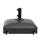 Base de guarda-chuva de pátio YSSOA 56,7 kg, móvel, recarregável, resistente
