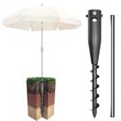Base de guarda-chuva DEROFIT Heavy Duty Metal portátil ajustável