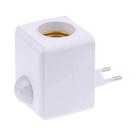 Base De Lâmpada LED E27 Com Sensor De Movimento AC85-265V, Adaptador De Soquete Para Lâmpada Com