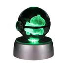 Base De Luz LED Para Figuras De Bola De Cristal 3D Pokémon: Butterfree, Cubone, Ditto, Lucario,