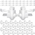 Base de luz noturna plug-in Tuanse 30 conjuntos 5,5 x 5,1 cm 110 V Base de luz noturna plug-in Tuanse 30 conjuntos 5,5 x 5,1 cm 110 V