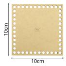 Base de MDF para crochê/Fio de malha Quadrada - 10cm x 10cm Base de MDF para crochê/Fio de malha Quadrada - 10cm x 10cm