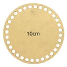 Base de MDF para crochê/Fio de malha Redonda - 10cm Diâmetro