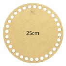 Base de MDF para crochê/Fio de malha Redonda - 25cm Diâmetro