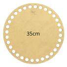 Base de MDF para crochê/Fio de malha Redonda - 35cm Diâmetro Base de MDF para crochê/Fio de malha Redonda - 35cm Diâmetro