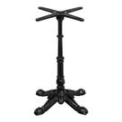 Base de Mesa Apus em Ferro Preto 72,50 cm (Altura) Base em x Ferro Preto