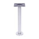 Base de Mesa Beta Fixa em Inox 69 cm (Altura) com Disco Redondo