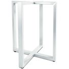 Base De Mesa Bolton Para Tampos de Pedra Vidro Madeira Até 1M - Branco