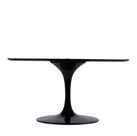 Base de Mesa de Jantar Saarinen Oval Para Tampo de 137x90 Cm Preta